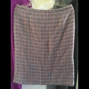 Sag Harbor Colorful Secretary Skirt